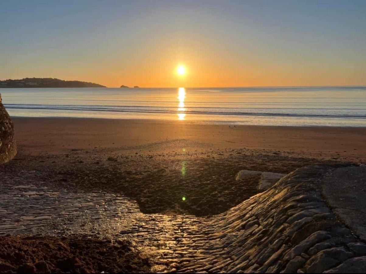 Pink House ,Opposite Beach ,Sleeps 6 , 2 Bedroom Ground Floor Self Contained Garden Flat , Private Entrance , Kitchen , Guaranteed Parking ,Wifi , Movies ,Bathroom ,Fridge , Microwave ,Bedroom 1, Double Bed & 2 Single Beds ,Bedroom 2 , Double Bed Paignton Zewnętrze zdjęcie